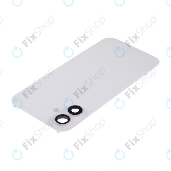 Apple iPhone 16 Plus - Verre de la coque arriere + Verre de caméra + Plaque en métal + Aimants MagSafe (White)