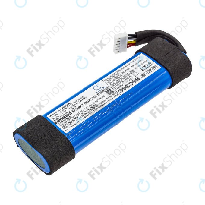 Batterie pour JBL Xtreme 2, 5200mAh, Li-ion, 7.4V, SUN-INTE-103, HQ