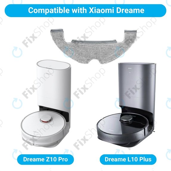 Chiffon de vadrouille, 2 pièces pour Xiaomi Dreame Z10 Pro, L10 Plus