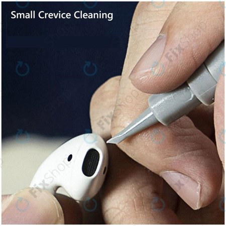 Kit de brosses multifonctions avec chiffon et extracteur de clés 6 en 1