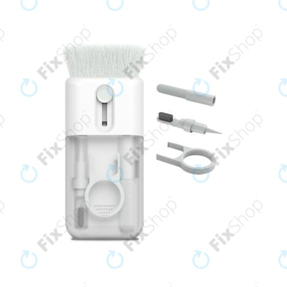 Kit de brosses multifonctions avec chiffon et extracteur de clés 6 en 1