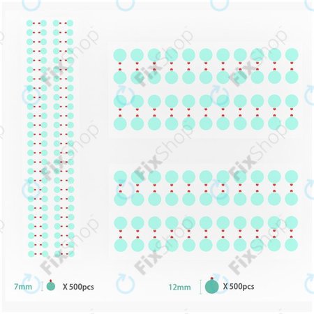 2UUL Autocollant de protection pour appareil photo de téléphone (1000 pièces)