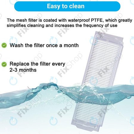 Xiaomi Mi Robot Vacuum Mop Pro (P), 2 Lite, 2 Pro, 2S, 3C, Viomi V2 Pro, V3, SE - Filtre HEPA (2pcs)