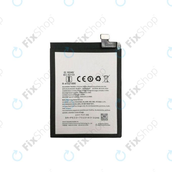 OnePlus 3T - Batterie BLP633 3400mAh