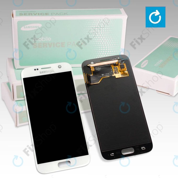 Samsung Galaxy S7 G930F - Écran LCD + Écran Tactile (Gold) - GH97-18523C, GH97-18761C, GH97-18757C Genuine Service Pack