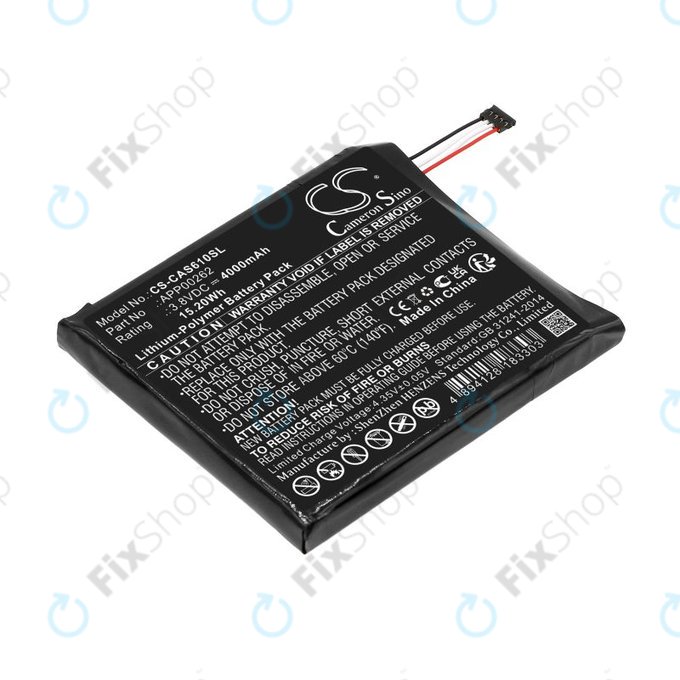 Batterie pour CAT S61, 4000mAh, Li-Pol, 3.8V, APP00262, HQ