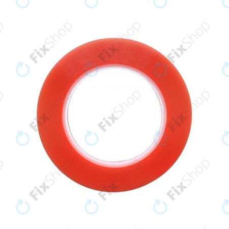 Magic RED Tape - Ruban Adhésif Double Face - 1mm x 25m (Transparent)