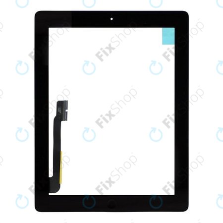 Apple iPad 3, iPad 4 - Écran tactile + bouton Accueil (Noir)