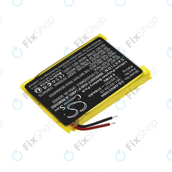 Batterie pour Garmin Venu 2, 210mAh, Li-Pol, 3.85V, 361-00139-10, HQ