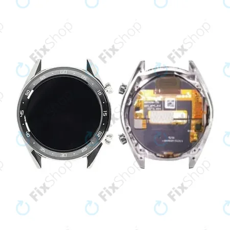 Huawei Watch GT Sport Fortuna B19S - Écran LCD + Écran Tactile + Cadre (Argent) - 02352GXS