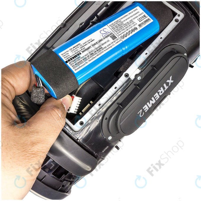 Batterie pour JBL Xtreme 2, 5200mAh, Li-ion, 7.4V, SUN-INTE-103, HQ