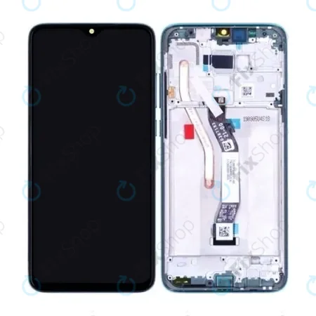 Xiaomi Redmi Note 8 Pro - Écran LCD + Ecran Tactile + Cadre (Ocean Blue) - 56000G00G700 Genuine Service Pack