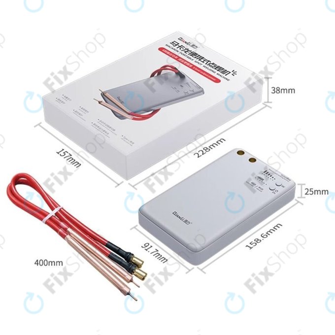 QianLi Macaron - Kit de micro-soudeuse par points pour réparation de câble batterie (iPhone 11 - 12 Pro Max)