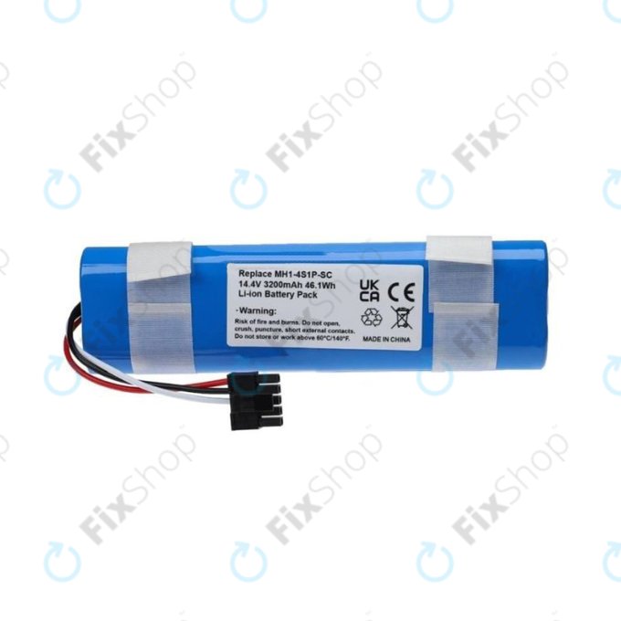 Xiaomi Mi Robot Vacuum Mop Pro (P), 2 (Mijia 2C), Viomi V2 Pro, Proscenic LDS M7 - Batterie STYJ02YM, MH1-4S1P-SC Li-Ion 3400mAh