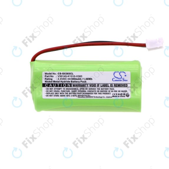 Batterie pour Gigaset A12, A140, A160, AL140, AS140, 650mAh, Ni-MH, 2.4V, V30145-K1310-X383, HQ