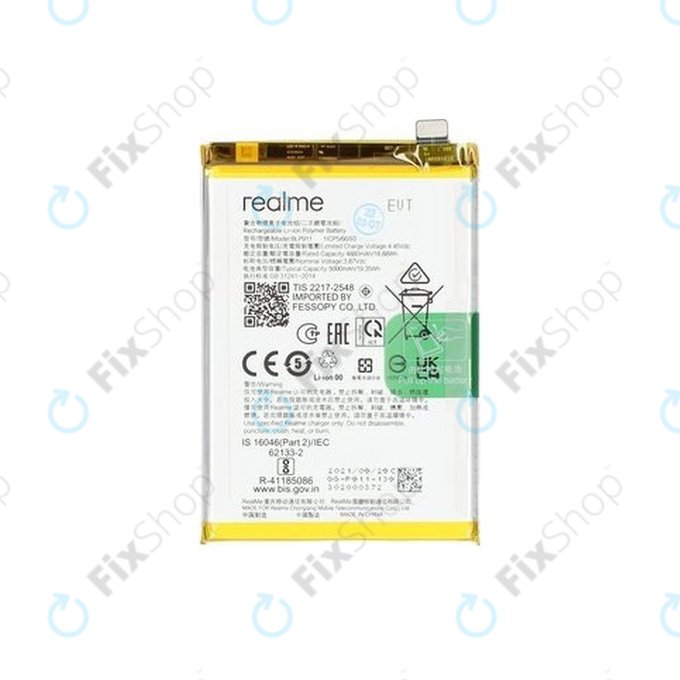 Realme 9i, 9 Pro - Batterie BLP911 5000mAh - 4200013 Genuine Service Pack