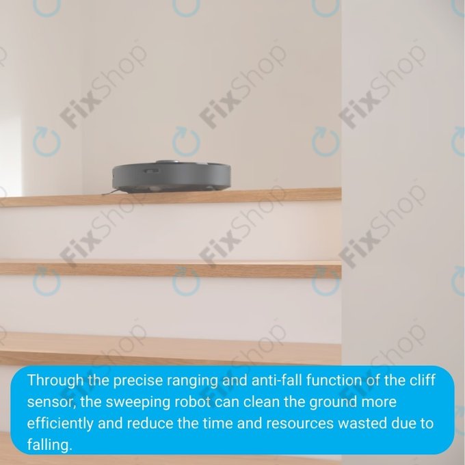 Xiaomi Roborock S7 - Capteurs de chute (gauche)