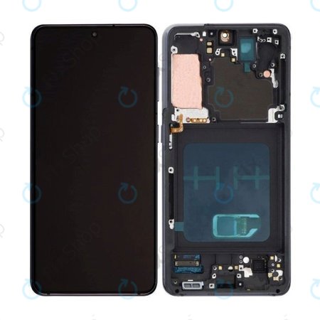 Samsung Galaxy S21 G991B - Écran LCD + Écran Tactile + Cadre (Gris Phantom) TFT