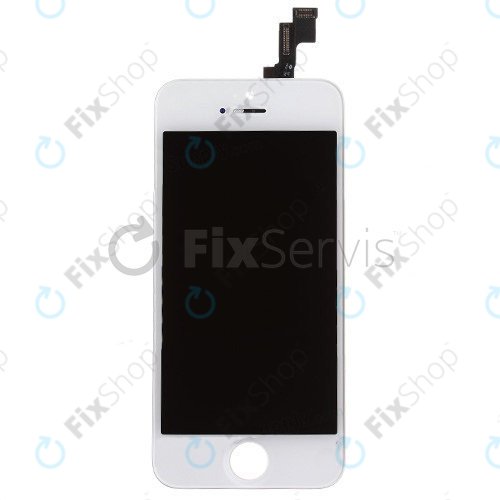 Écran pour iPhone 5S, SE, White, Tactile avec cadre