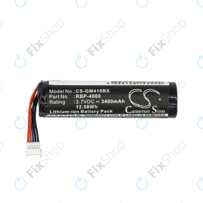 Batterie pour Datalogic GM4100, 4400, 3400mAh, Li-ion, 3.7V, 128000894, HQ