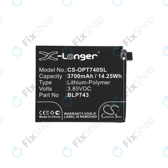 OnePlus 7T - Batterie BLP743 3700mAh HQ