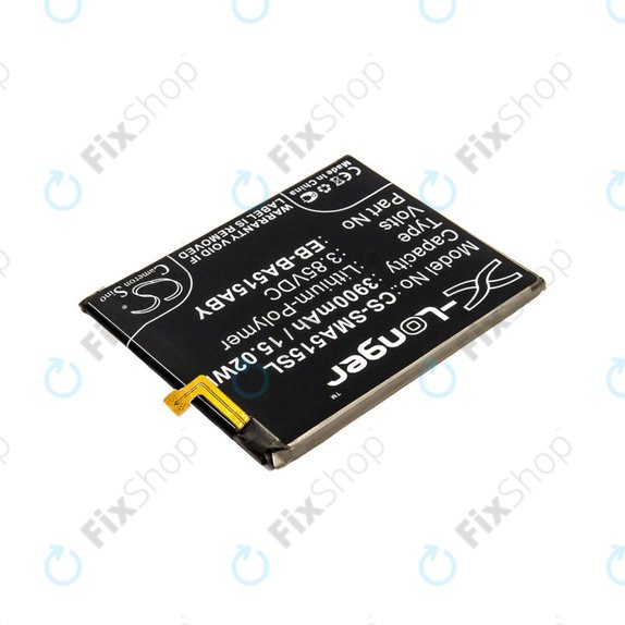 Batterie pour Samsung A51 A515F, 3900mAh, Li-Pol, 3.85 V, EB-BA515ABY, HQ