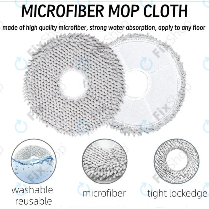 Xiaomi Robot Vacuum X20 Max, X20 Pro - Chiffon de vadrouille