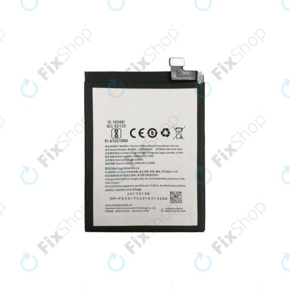 OnePlus 3T - Batterie BLP633 3400mAh
