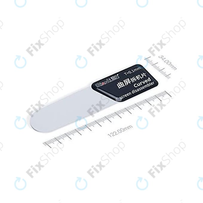 QianLi ToolPlus - Outil d'ouverture de pied-de-biche en métal - 0,1 mm (ultra fin)