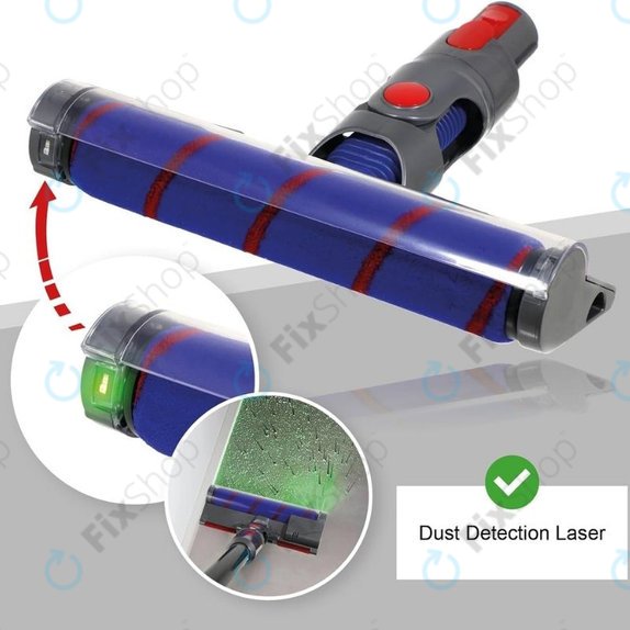 Dyson V-series, Outsize - Tete de sol avec lumiere verte LED