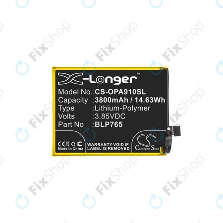 Oppo A91 - Batterie BLP765 3800mAh HQ