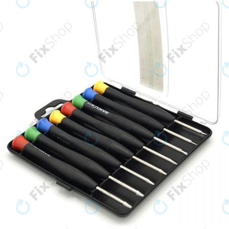 Baku BK-6108 - Jeu de tournevis pour téléphones, tablettes et ordinateurs portables (8 pièces)