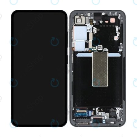 Samsung Galaxy S23 S911B - Écran LCD + Écran Tactile + Cadre (Graphite) - GH82-30481E Genuine Service Pack