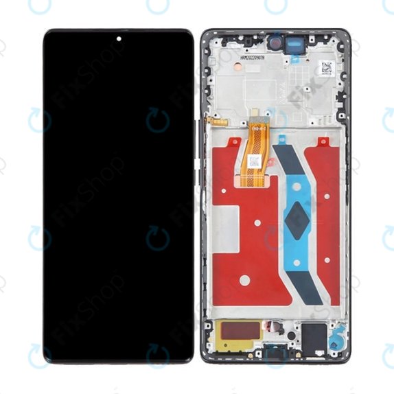 Honor Magic5 Lite RMO-NX3 - Écran LCD + Ecran Tactile + Cadre (Midnight Black) OLED