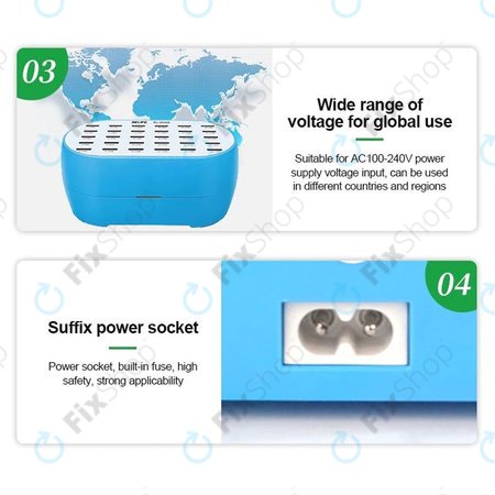 Relife RL-304M - Chargeur USB Smart Service - 30x USB / 160W