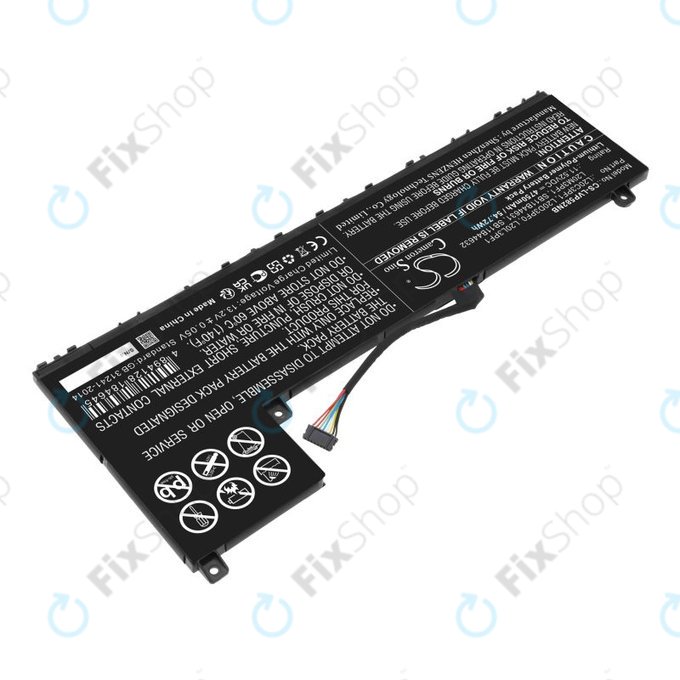 Batterie pour Lenovo IdeaPad 5 Pro 14ITL6, 4750mAh, Li-Pol, 11.52V, L20C3PF1, HQ