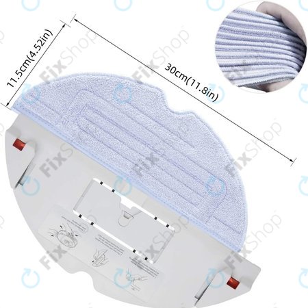 Xiaomi Roborock S7, S7+, S7 MaxV, S7 MaxV Ultra, S8, S8+, T7S Plus - Chiffon de vadrouille (microfibre)