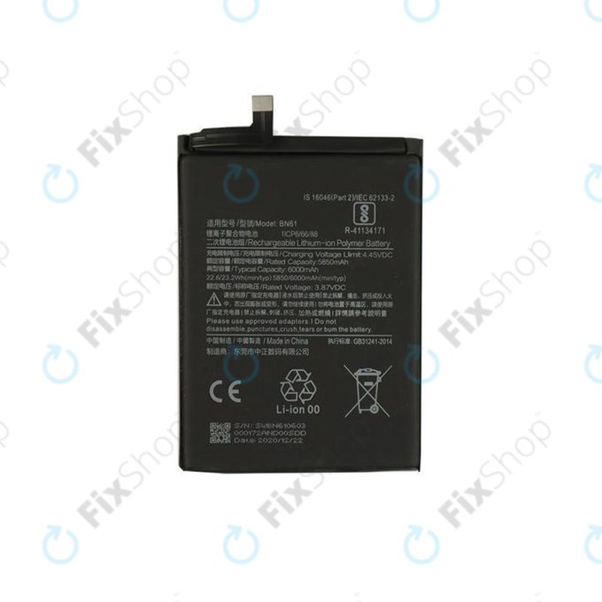 Xiaomi Poco X3 NFC, X3 Pro - Batterie BN61 6000mAh