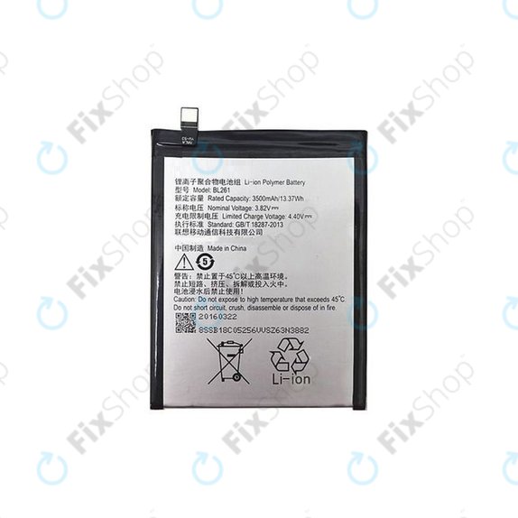 Lenovo VIBE K5 Note A7020a40 - Batterie BL261, 3500mAh