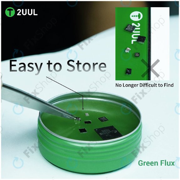 Flux de soudure, Vert, 2UUL SC18