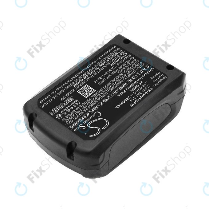 Bosch 18V -  Batterie 2 607 337 314 Li-Ion 18.0V 2000mAh HQ