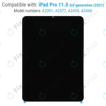 Apple iPad Pro 11.0 (3rd Gen 2021, 4th Gen 2022) - Écran LCD + écran tactile Refurbished