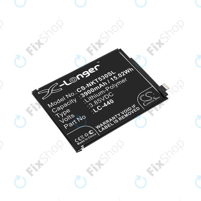 Batterie pour Nokia 5.3, 3900mAh, Li-Pol, 3.85 V, LC-440, HQ