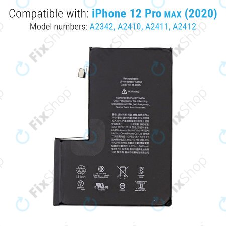 Apple iPhone 12 Pro Max - Batterie 3687mAh