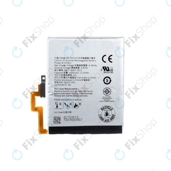 Blackberry Passport - Batterie BAT-58107-003 3400mAh