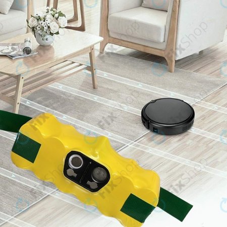 iRobot Roomba 500, 600, 700, 800, 900-series, R3, Scooba 450, Vileda 137173 - Batterie 11702, GD-Roomba-500, VAC-500NMH-33 Ni-MH 14.4V 3300mAh