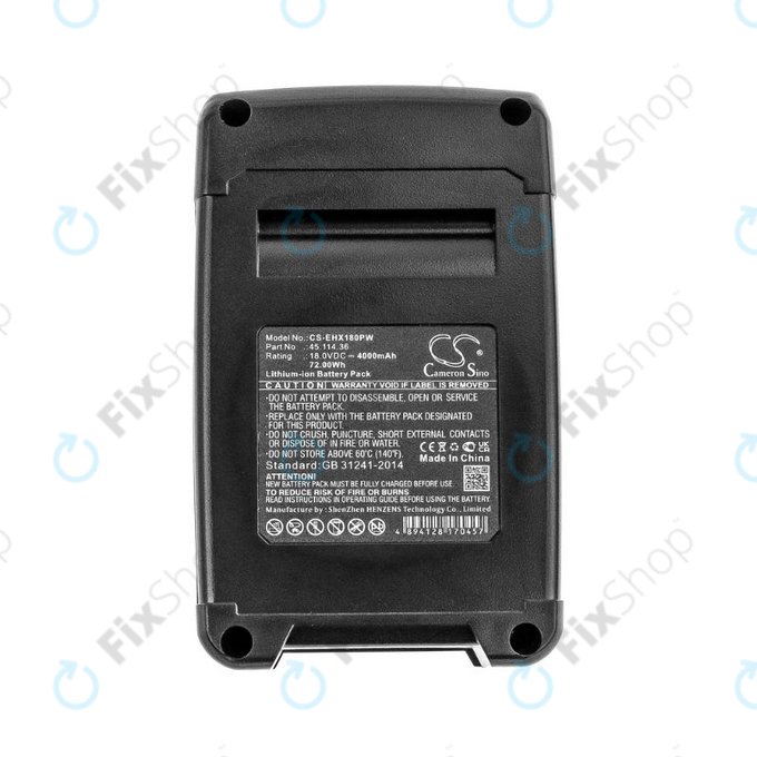 Einhell 18V - Batterie 45.114.36 Li-Ion 18.0V 4000mAH HQ