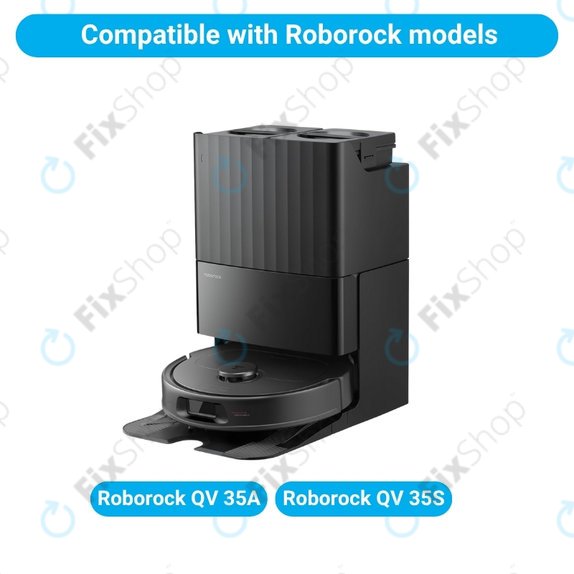 Chiffon de vadrouille, 2 pièces pour Xiaomi Roborock QV 35A, QV 35S
