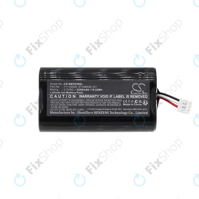 Batterie pour Sonos Roam, 5200mAh, Li-Ion, 3.7V, 111-00005, HQ