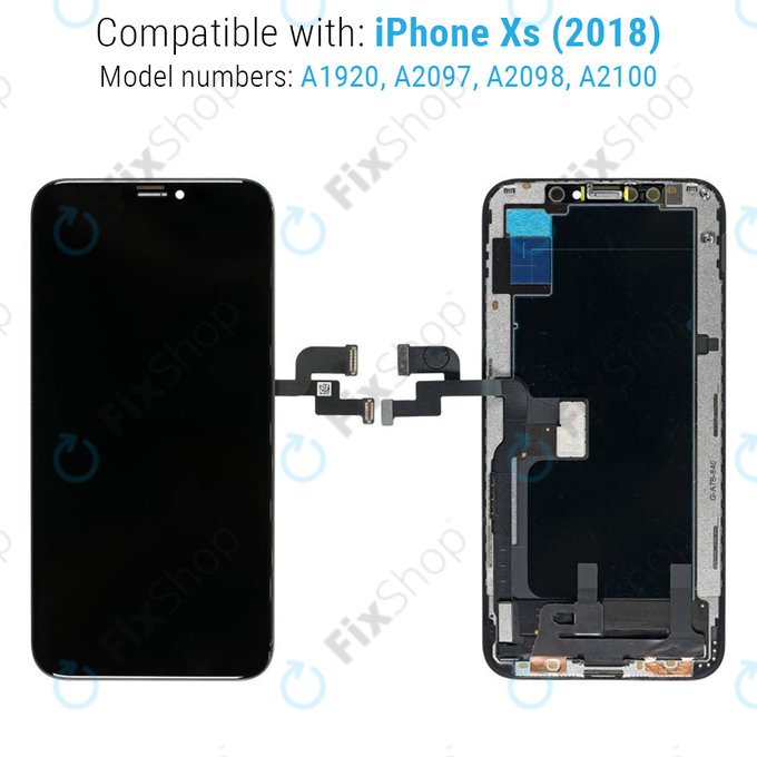 Apple iPhone XS - Écran LCD + Ecran Tactile + Cadre Refurbished PRO